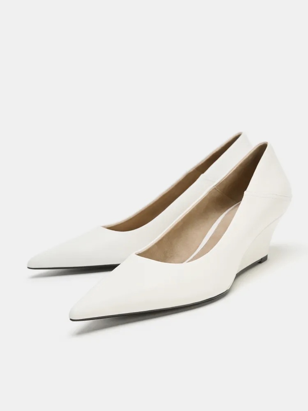ZARA LIMITED EDITION LEATHER WEDGE SHOES